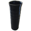 Tigress 8-1/2 inch black flared vinyl replacement insert liner for aluminum weld-on rod holders