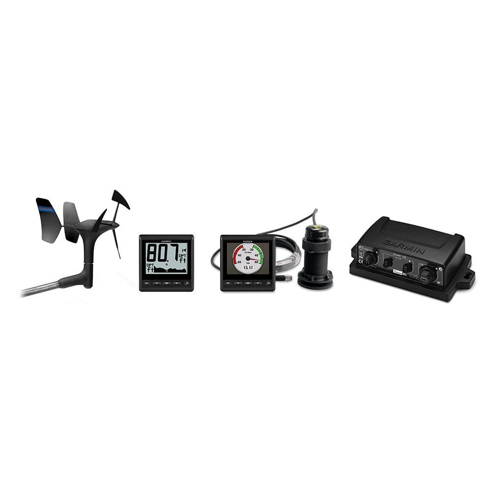 Garmin GMI GNX Wired Sail Pack 52 marine instrument bundle with gWind transducer and Airmar DST810