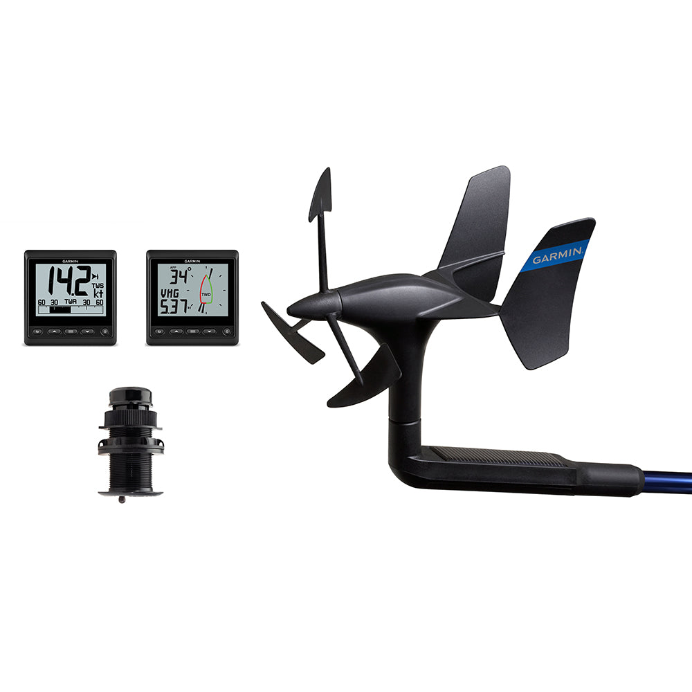 Garmin GNX Wireless Sail Pack 52 with GNX Wind, GNX 20, gWind Wireless 2, and Airmar DST810 transducer