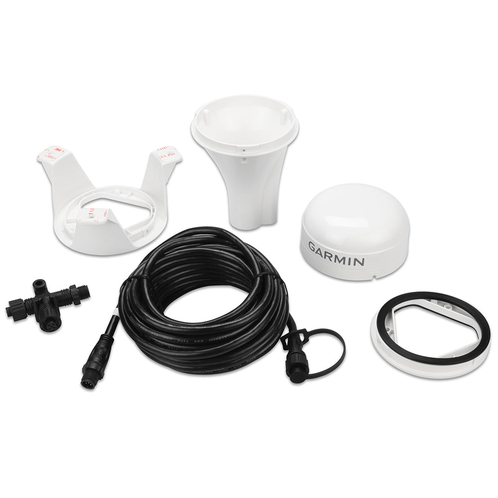Garmin GPS 24xd multi-band GNSS antenna with integrated heading sensor and NMEA 2000 connectivity