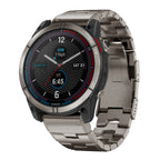 Garmin quatix 7 Solar Edition marine GPS smartwatch with stainless steel bezel and always-on display
