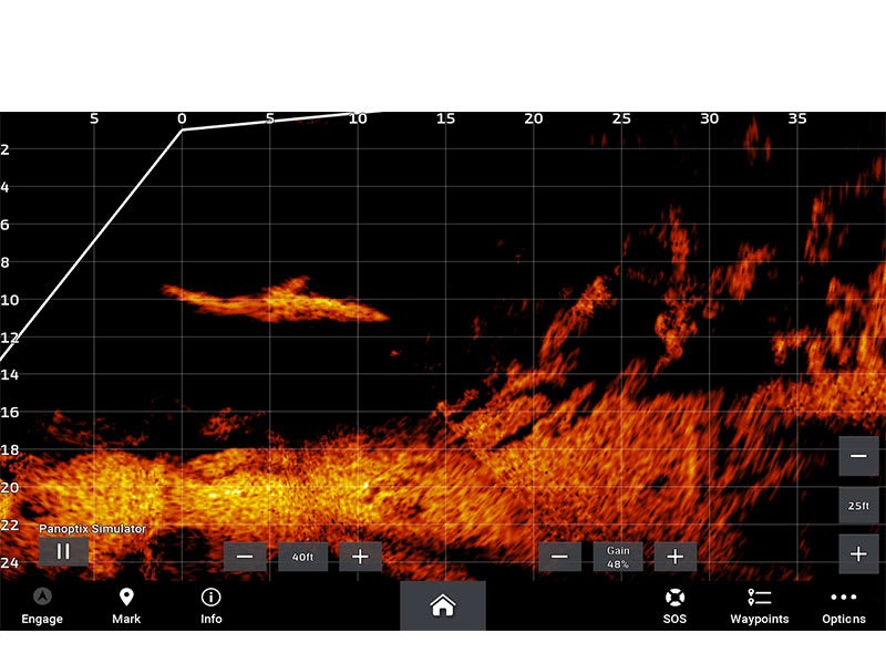Garmin ECHOMAP™ UHD2 93SV LiveScope™ Plus Ice Fishing Bundle LI w/ECHOMAP™ UHD2 93sv, LiveScope Plus System & Lithium-ion Battery