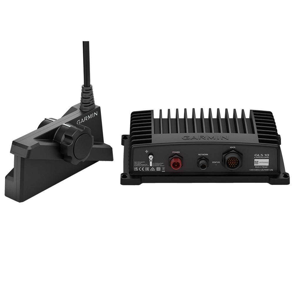 Garmin LiveScope Plus System with GLS 10 sonar black box and LVS34 transducer, all mounts included