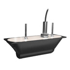 Garmin GT56UHD-TH Ultra High-Definition thru-hull transducer with ClearVü, SideVü, and High Wide CHIRP sonar