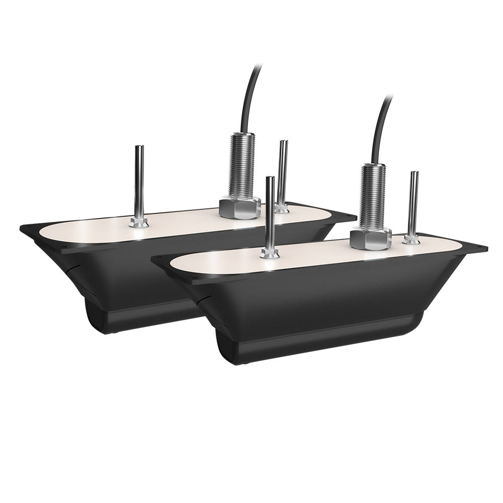 Garmin GT56UHD-THP Ultra High-Definition thru-hull mount transducer pair with ClearVü SideVü and CHIRP sonar