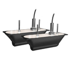 Garmin GT56UHD-THP Ultra High-Definition thru-hull mount transducer pair with ClearVü SideVü and CHIRP sonar