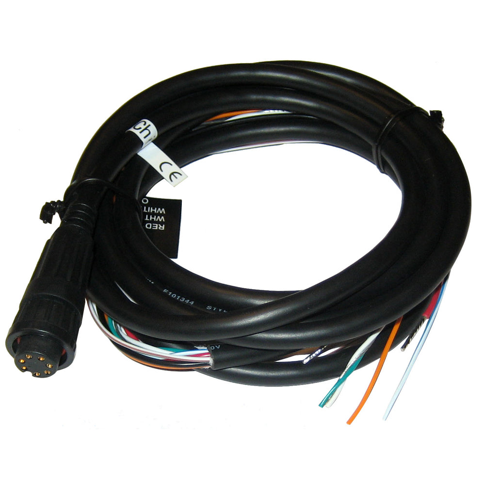 Garmin replacement power/data cable for GSD 22 sonar module with 7-pin connector and bare wire termination
