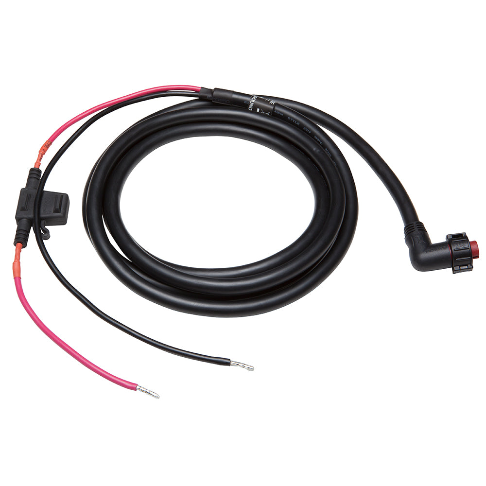 Garmin 6-foot 2-pin threaded power cable for GPSMAP devices