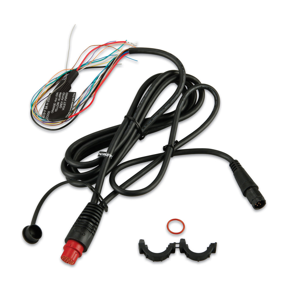 Garmin Power Data Sonar Cable with 19-pin threaded connector for GPSMAP 720 720s 740 740s