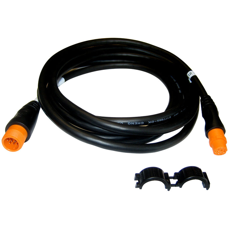Garmin 12-pin transducer extension cable with XID in 10 ft and 30 ft options
