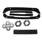 Garmin flush mount kit for echo 200, 500c, and 550c fishfinders with gasket and mounting hardware