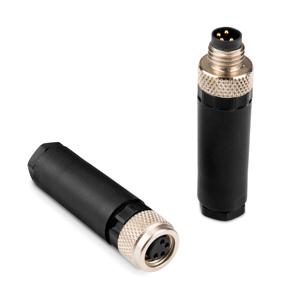 Garmin field installable waterproof male female connector pair for gWind transducer mast base