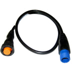 Garmin 8-pin transducer to 12-pin sounder adapter cable with XID