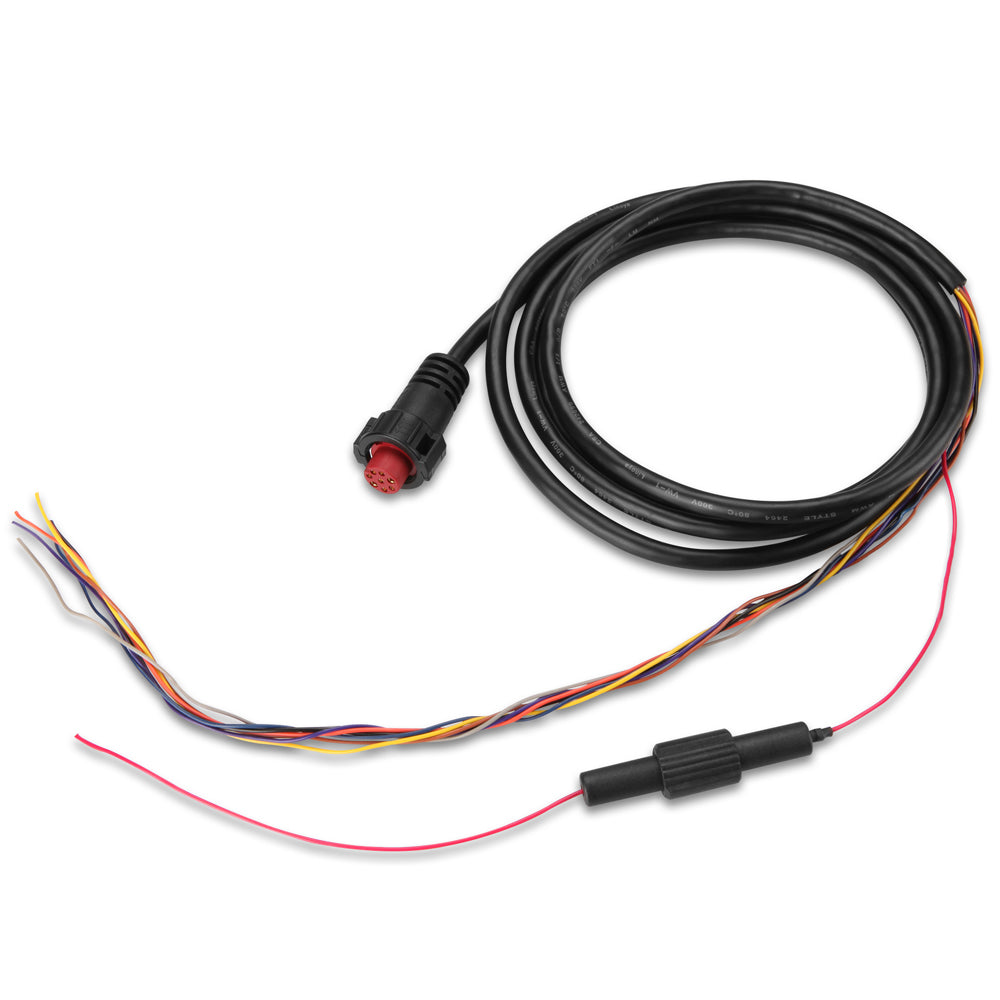 Garmin 8-pin power cable 6 feet for GPSMAP chartplotters with NMEA 0183 compatibility