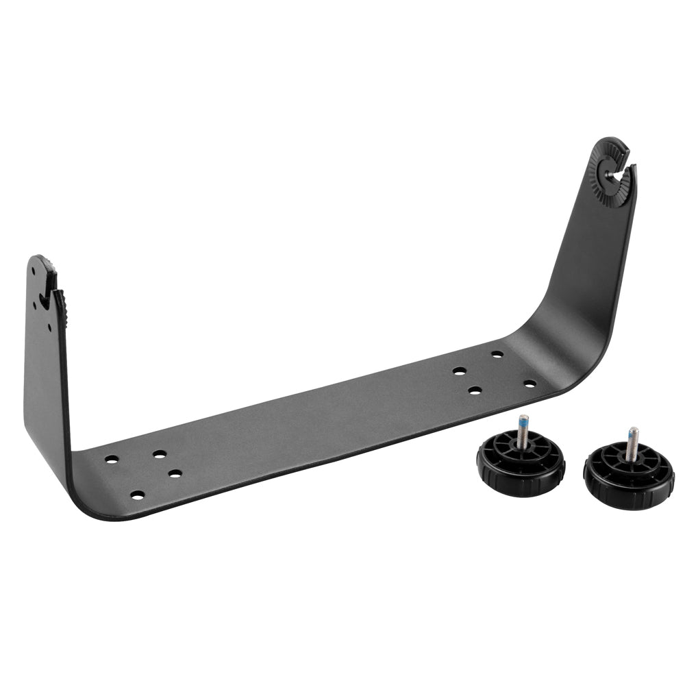 Garmin bail mount with knobs for GPSMAP 7x16 series chartplotters, tilt-adjustable surface mount