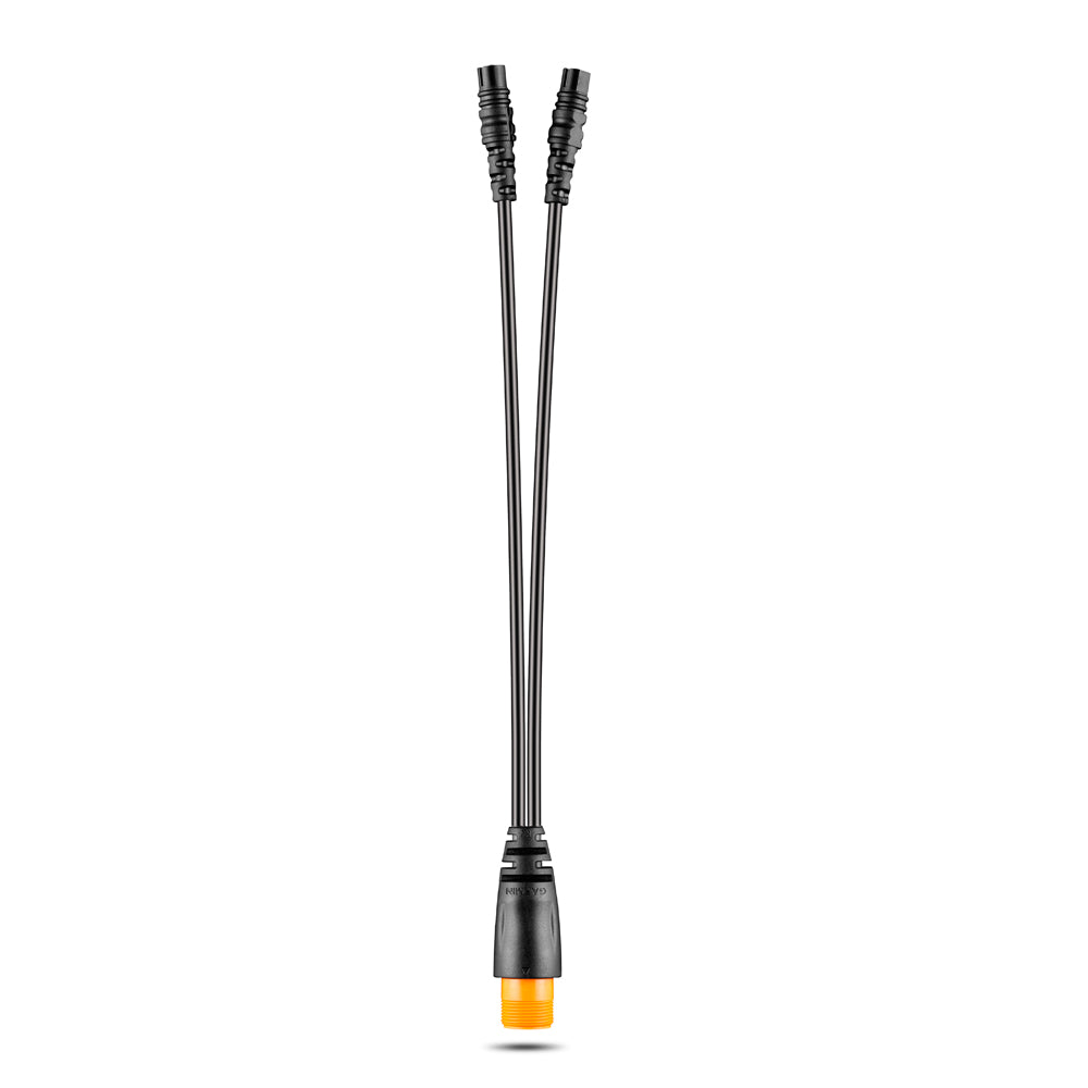 Garmin 12-Pin to Dual 4-Pin Transducer Y-Cable for compatible Garmin chartplotters and sounders