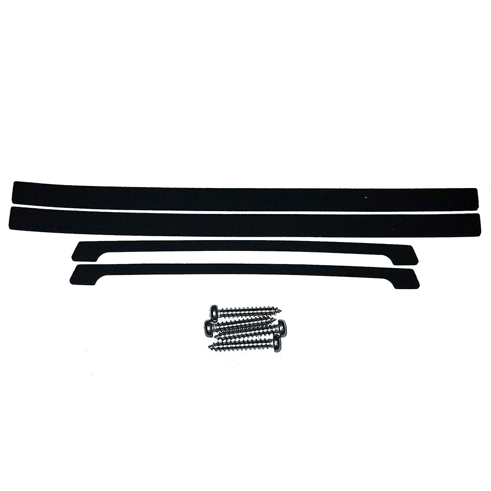 Garmin flush mount kit for echoMAP Plus 7Xcv and 7Xsv chartplotters with mounting hardware and template