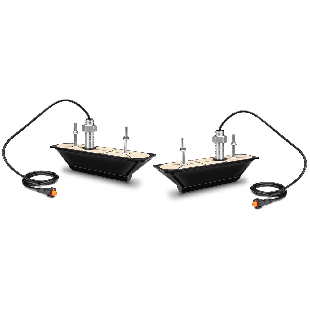 Garmin GT34UHD-THP Ultra High-Definition ClearVü SideVü thru-hull transducer pair
