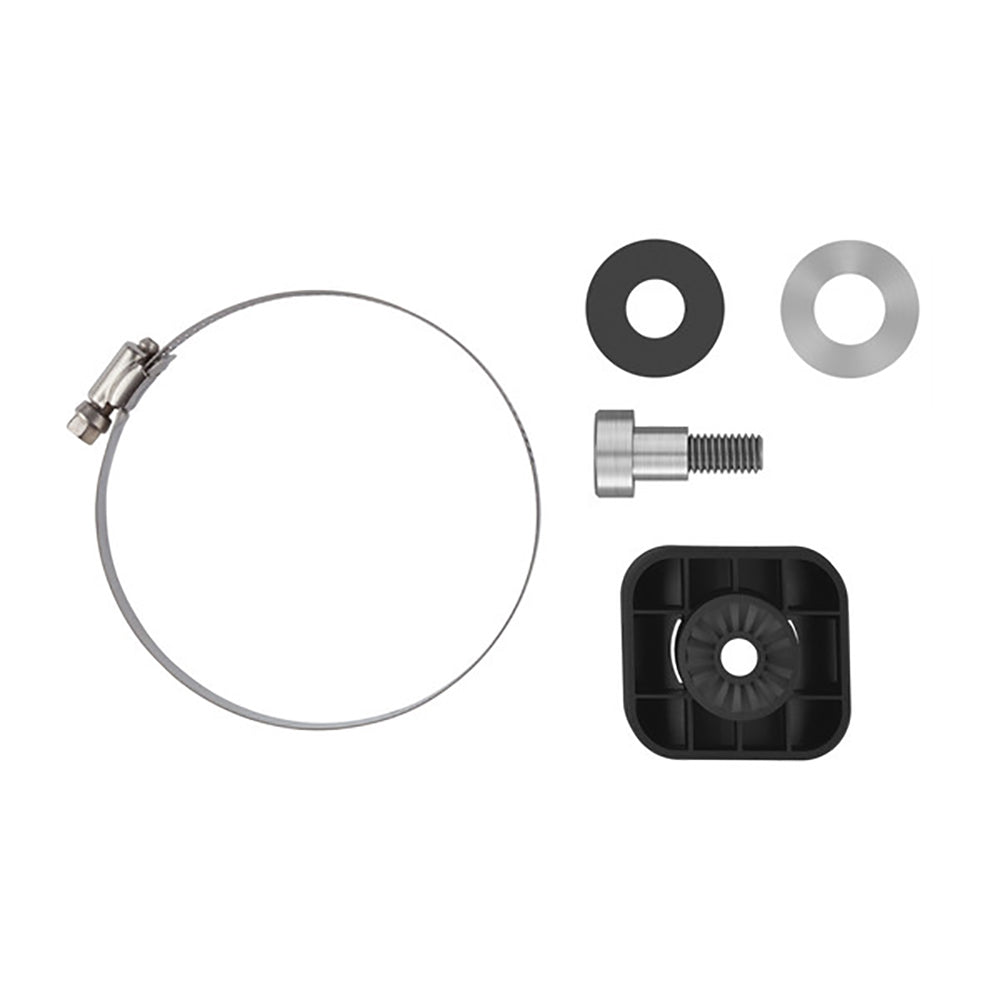 Garmin trolling motor barrel mount for Panoptix LVS32 transducer, fits Minn Kota and MotorGuide