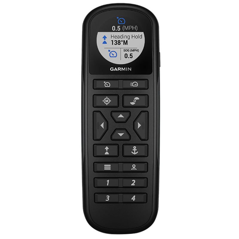 Garmin Force Trolling Motor Remote with sunlight-readable display
