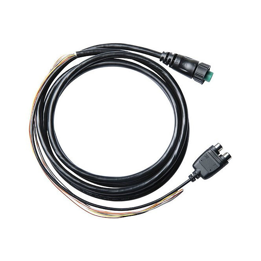 Garmin NMEA 0183 with Audio Cable featuring bare wire leads and RCA connector for GPSMAP chartplotters