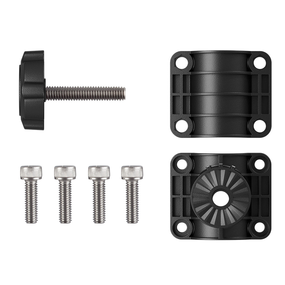 Garmin 8 Degree Pole Mount for LiveScope Plus LVS34 transducer, angled at 8 degrees for ice fishing and open water use