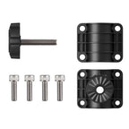 Garmin 8 Degree Pole Mount for LiveScope Plus LVS34 transducer, angled at 8 degrees for ice fishing and open water use