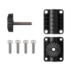 Garmin LiveScope XR Zero Degree Pole Mount for LVS62 transducer, fixed 0-degree angle for ice and open-water fishing