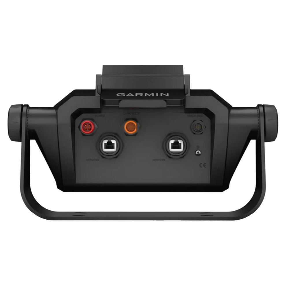 Garmin bail mount with quick-release cradle for ECHOMAP Ultra 2 chartplotter, shown in 10-inch and 12-inch sizes