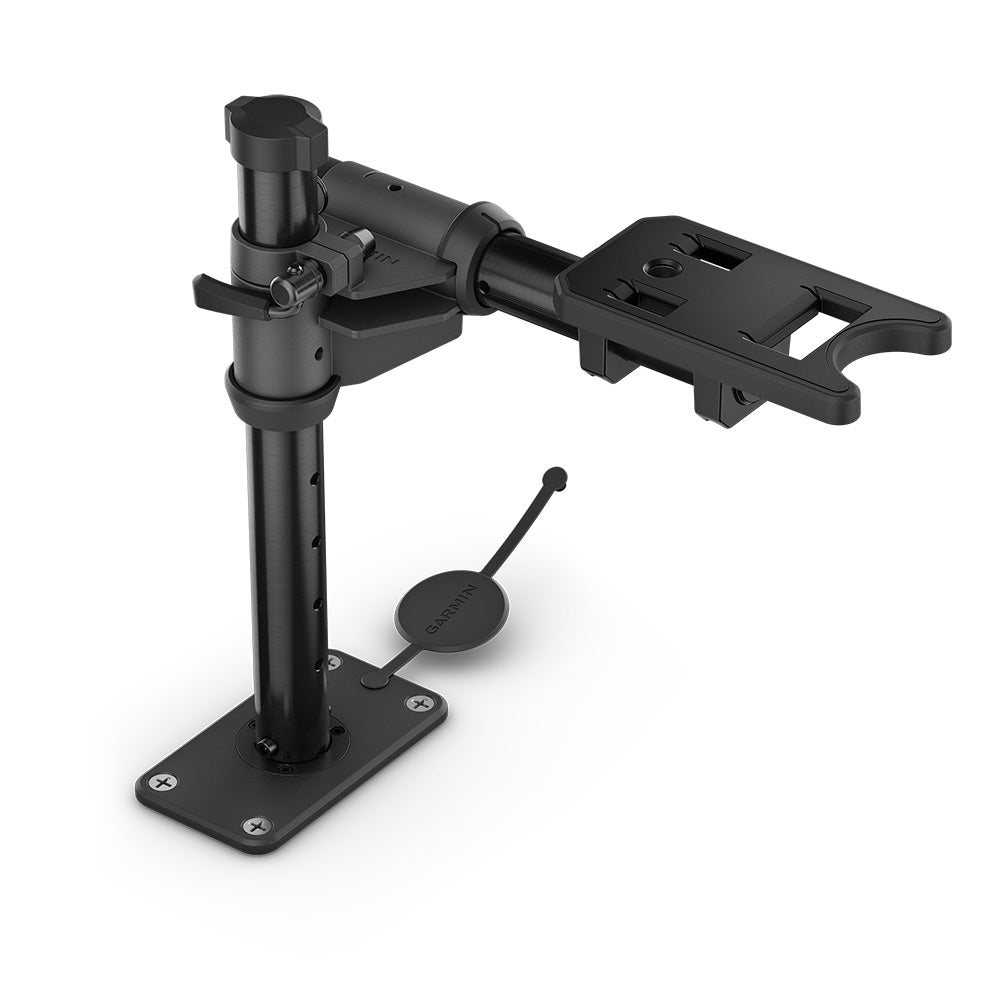 Garmin Gunnel Mount System for Spy Pole with quick-release plate and flush-mount base plate