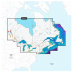 Garmin Navionics Vision+ NVUS012R microSD SD chart card Eastern Canada Great Lakes St. Lawrence