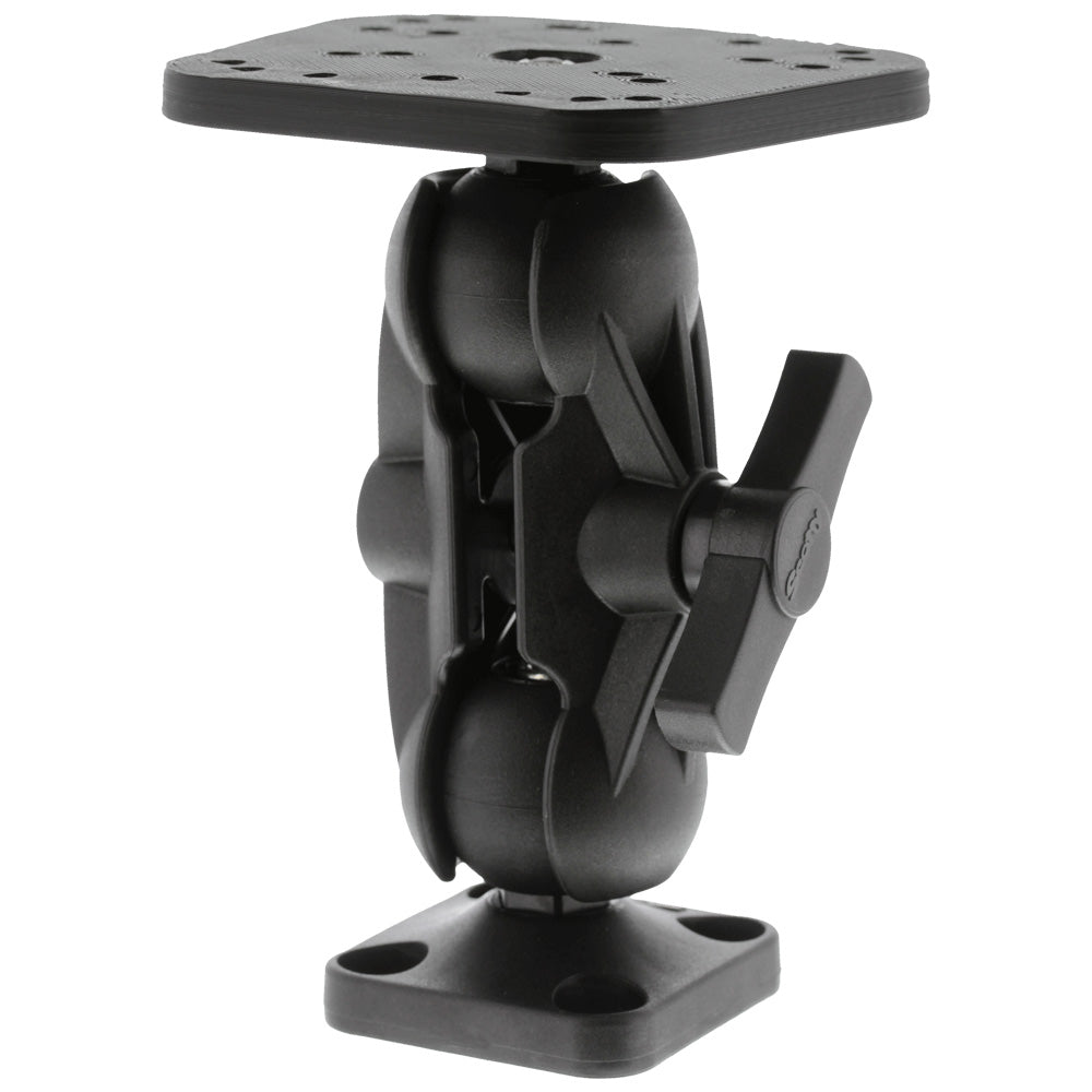 Scotty 164 1.5-inch ball mount with sounder plate for 5 to 7 inch fish finder screens