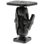 Scotty 164 1.5-inch ball mount with sounder plate for 5 to 7 inch fish finder screens