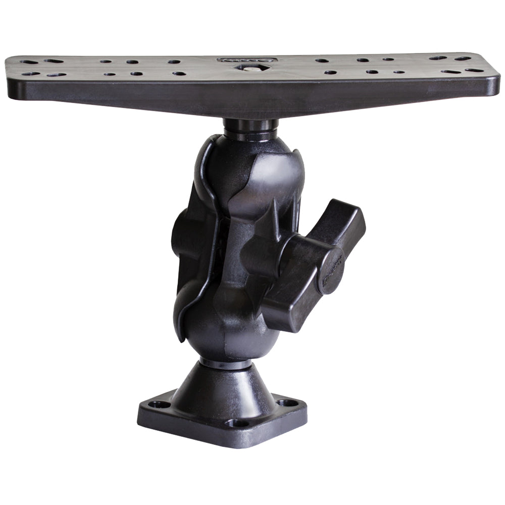 Scotty 173 2-1/4 inch ball mount for fishfinder and chartplotter in corrosion-proof reinforced nylon