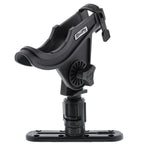 Scotty 282 baitcaster spinning rod holder combo with Gear-Head adapter and 4-inch low-profile track