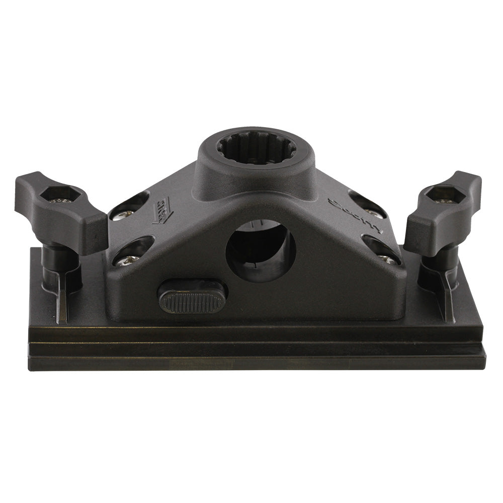 Scotty 340L Nylon Track Adapter for 3.5-inch wide track systems with stainless steel fasteners