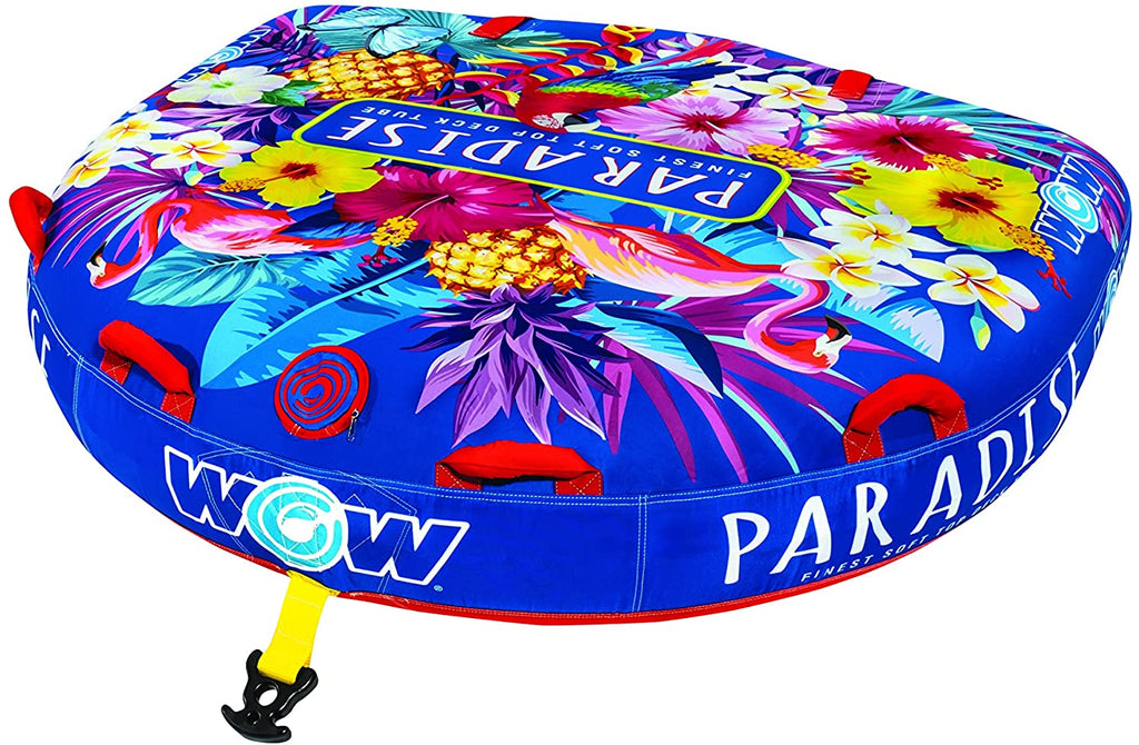 WOW Sports Paradise 2 Person 2P Soft Top Towable (22-WTO-3983)