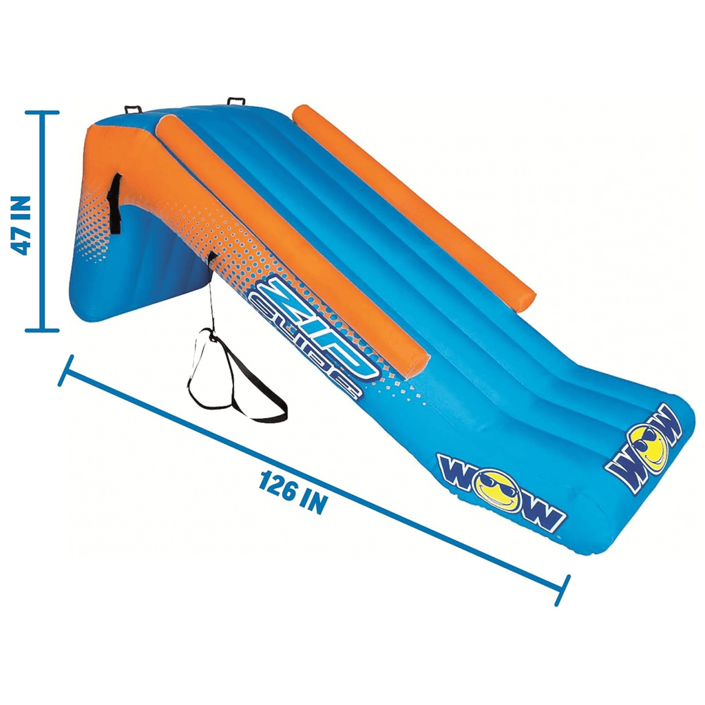 WOW Watersports Inflatable Pontoon Zip Slide for Boats