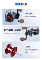 MAGIC SOUL Bass Casting Reel 6.4:1 Right Hand Only