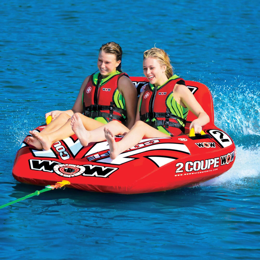 WOW Watersports 2 Person Coupe Cockpit Towable Water Tube