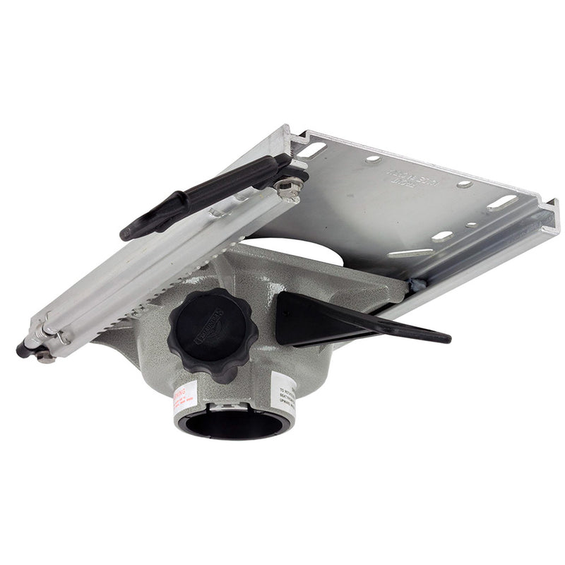 Springfield Trac-Lock aluminum boat seat slide and swivel mount with 360-degree rotation