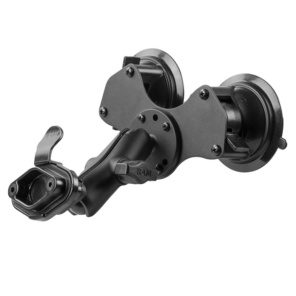 RAM Mount Twist-Lock™ Dual Suction Mount w/Quick Release Adapter