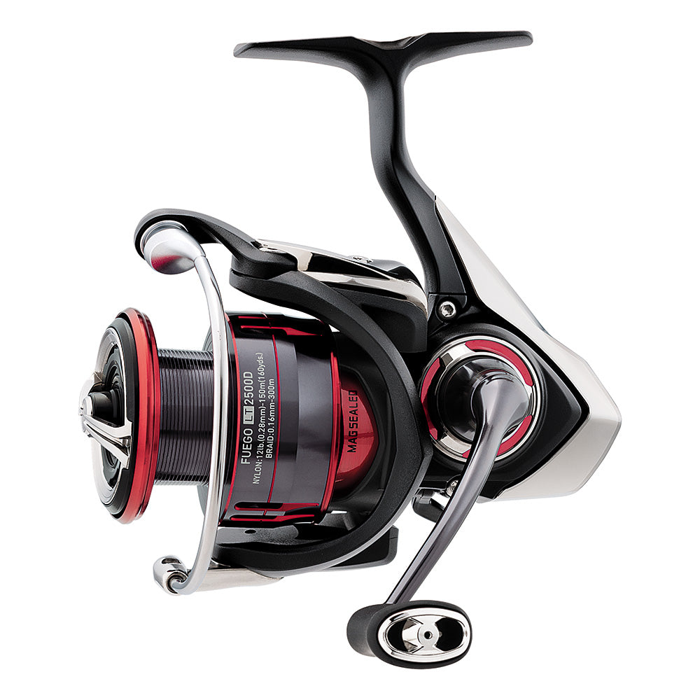 Daiwa Fuego LT 2000 spinning reel with ZAION V carbon-fiber body and Airdrive rotor