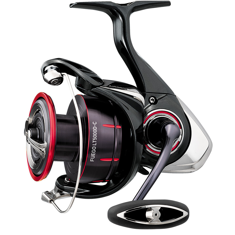 Daiwa Fuego LT 3000 spinning reel with ZAION V carbon-fiber body and Airdrive rotor