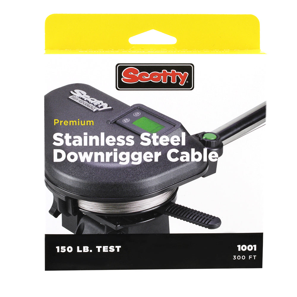 Scotty 400 ft Premium Stainless Steel Replacement Downrigger Cable with Terminal Kit