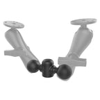 RAM Mount RAM® Double Ball Adapter w/1/2" NPT Threaded Hole