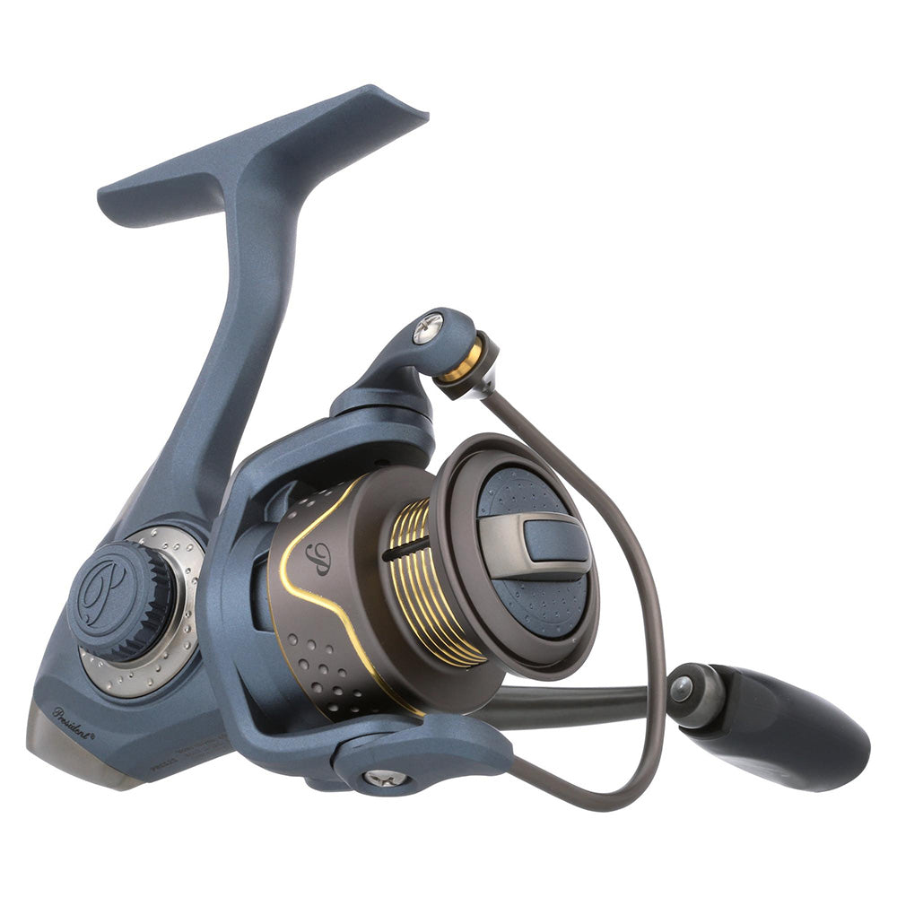 Pflueger President 25 Spinning Reel PRES25X with aluminum braid-ready spool and graphite body