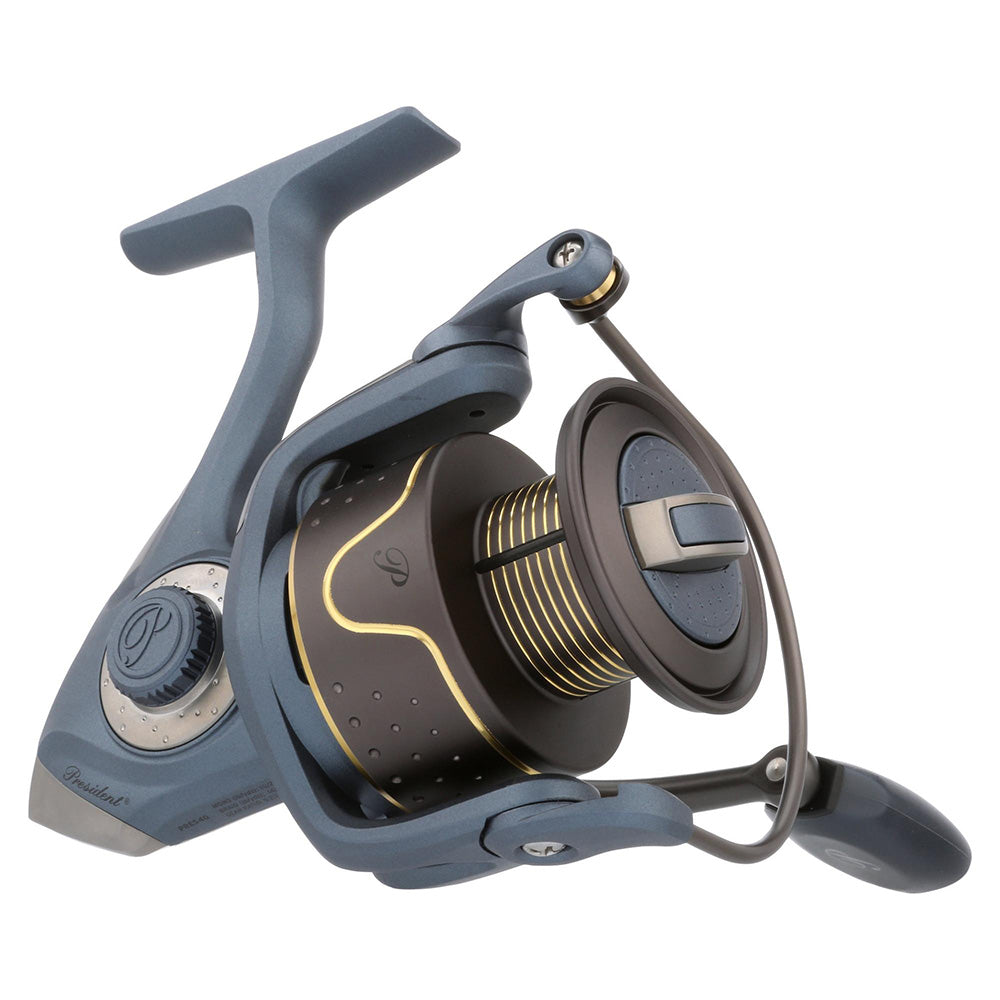 Pflueger President 40 Spinning Reel PRES40X graphite body braid-ready spool