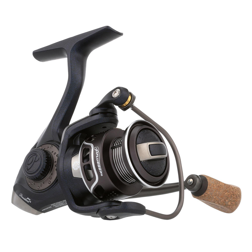 Pflueger President XT 25 Spinning Reel PRESXT25X with carbon body and braid-ready aluminum spool