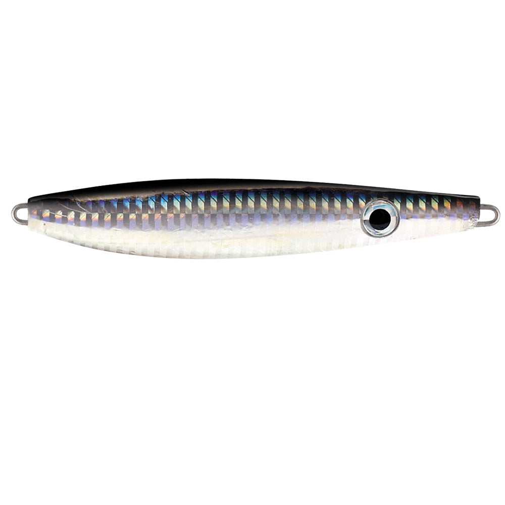 Williamson Vortex Speed 300 Jig 7.25 inch 10.5oz Black Silver rotating speed jig with VMC assist hook